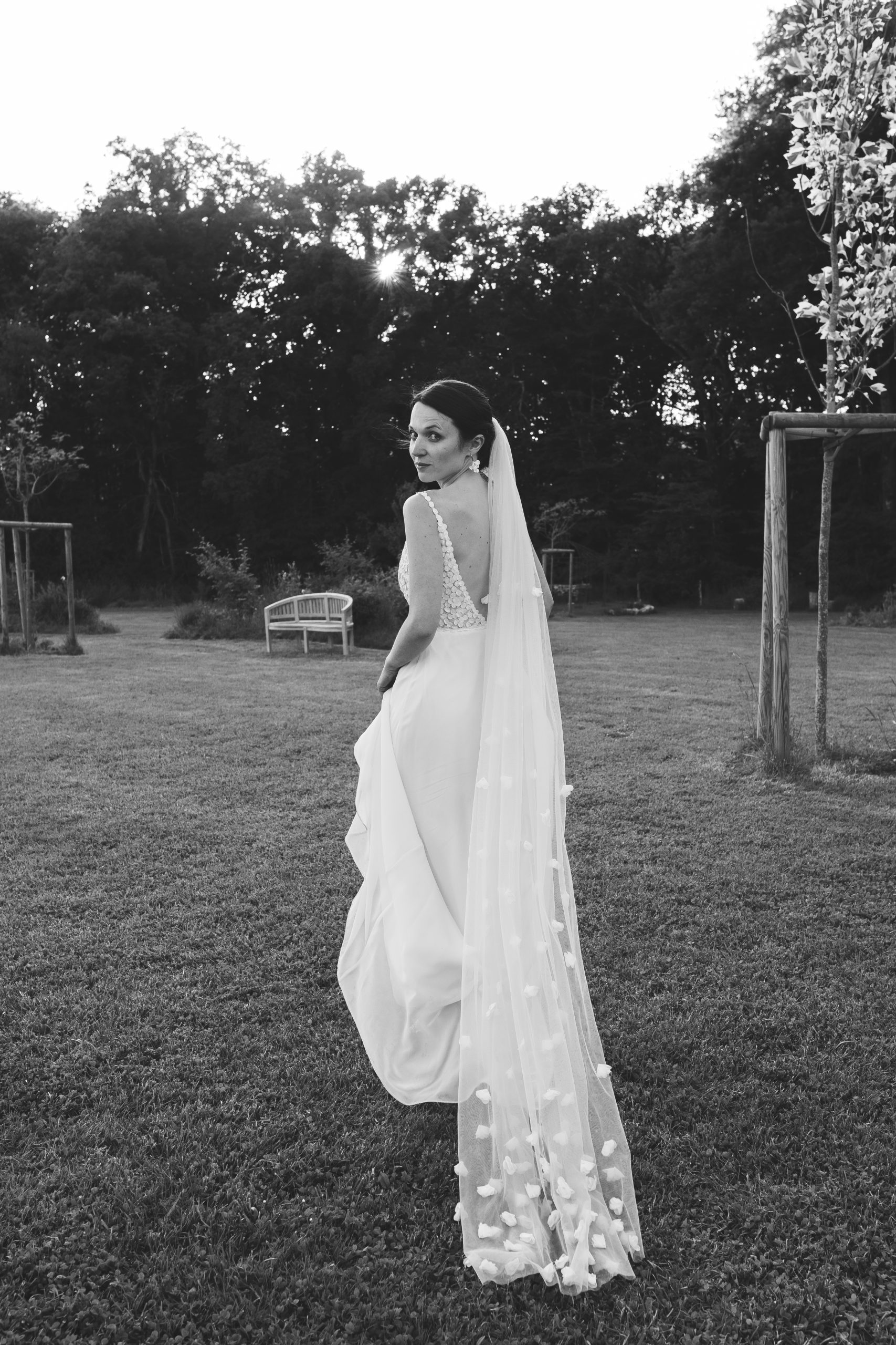 Robe de mariée Athéna, un modèle sirène minimaliste élégant