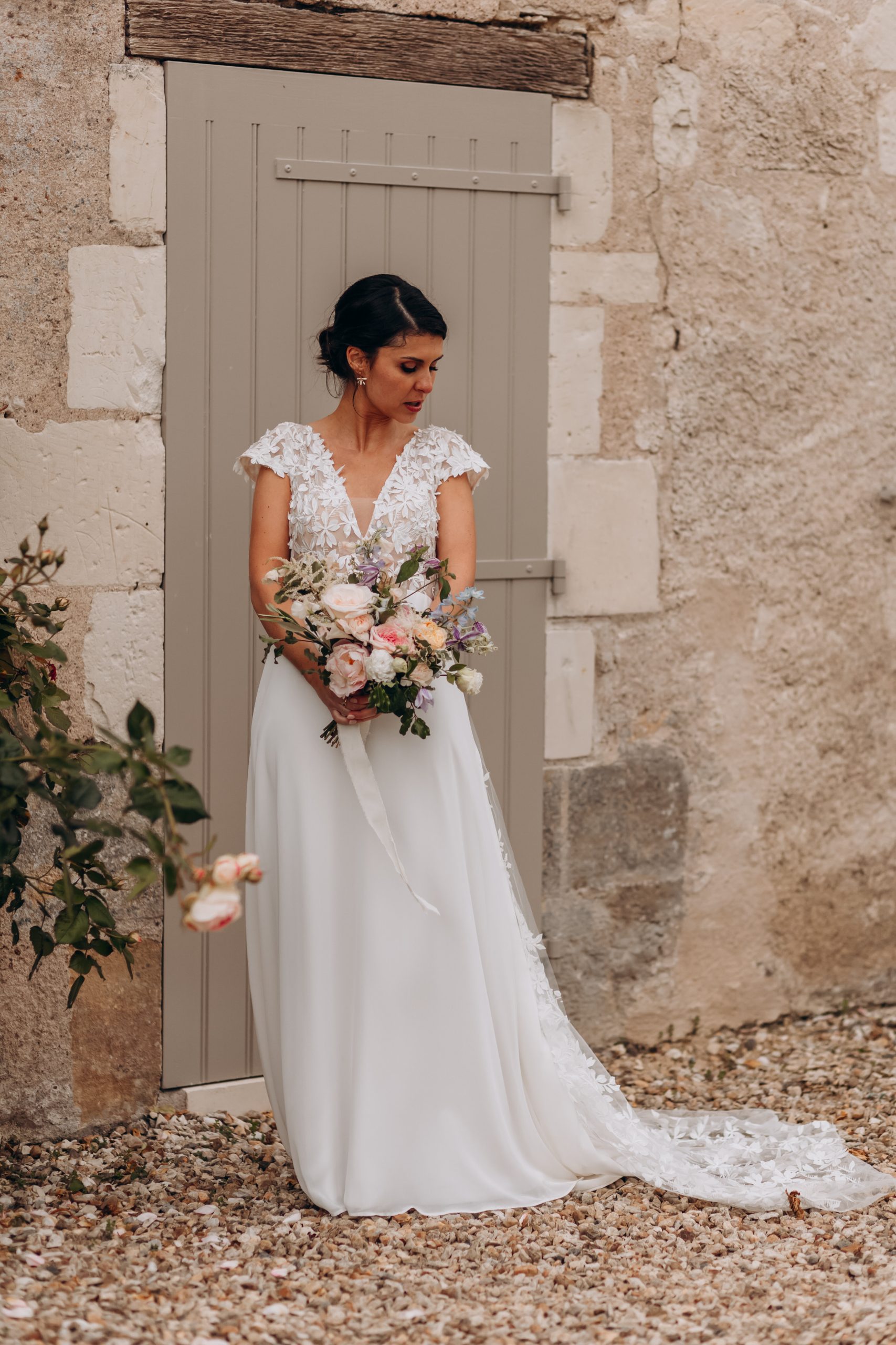 Robe de mariée Daphné, qui est moderne et romantique