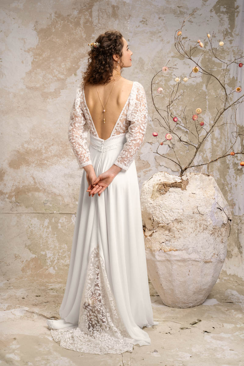 Robe de mariée, Mathilde, qui incarne la sophistication